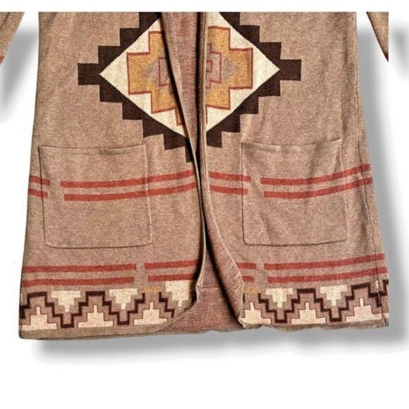 Tasha Polizzi Elvira Long Cardigan Tan Black Small NWT - Picture 4 of 9